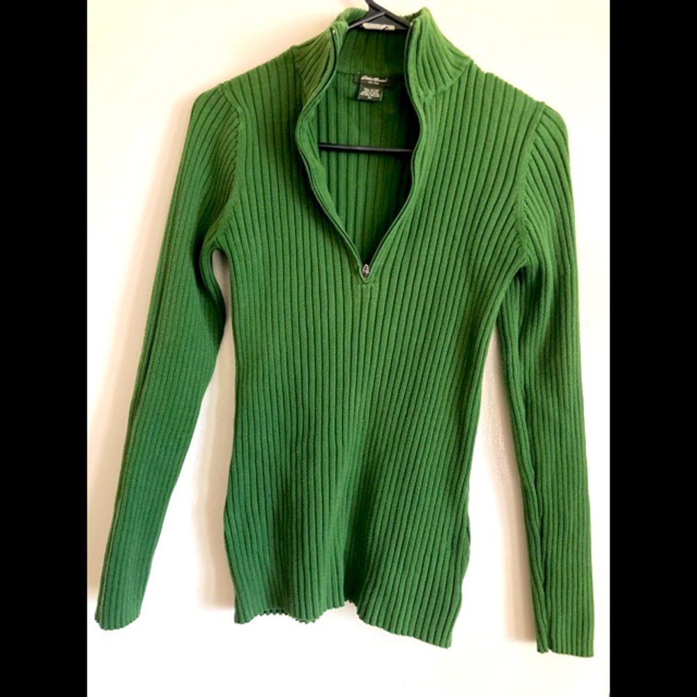 Eddie Bauer Ribbed Turtleneck Sweater